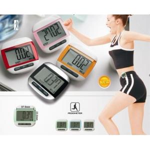China 5 Steps buffer error correction, calorie Measurement Digital Pocket Pedometer, DC1.5V supplier