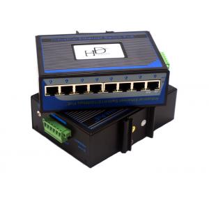 China Mini Industrial Ethernet Switch  Flow Control 12v , Gigabit Ethernet Switch 8 Port supplier