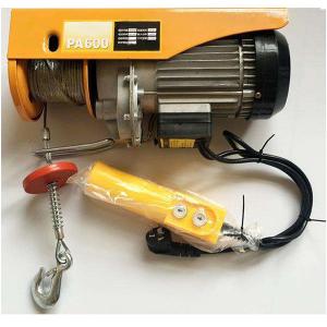 China 1000kg Electric Wire Rope Hoist With Small Button Control Pa200 Pa500 Pa1000 supplier