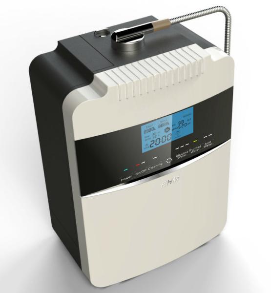 Alkaline Water Ionizer with Built-in Heating System Self-cleaning Function and Touch-control Panel for Healthy Drinking Water