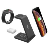 Fast Multi View Mode 3 In 1 Fast Wireless Charger Dock Station Adjustable