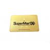 China 0.3mm Thickness SS Metal Business Name Cards Customized Luxury Gold Plated wholesale