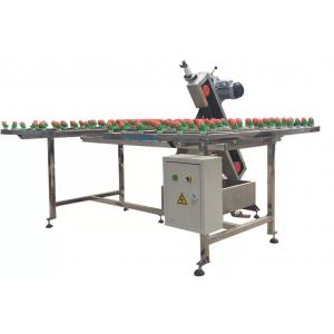 China Low-E Film Removal Manual Glass Edging Machine with Two Resin Wheels Size 160*21*32mm supplier