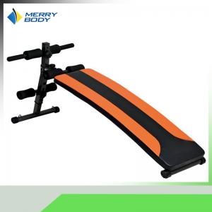 China AB Fitness Foldable Workout Bench Sit Up PU Foldable Gym Bench For Home supplier