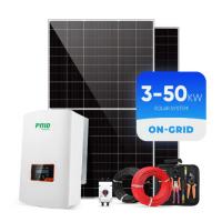 China Shingled Three Phase Solar Power Energy System 10Kw 15Kw 20 Kw 10 Kw On Grid Tied Solar System Complete on sale