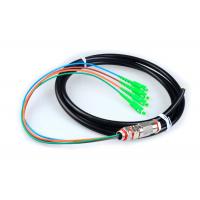 China 4 Core SC Fiber Optic Pigtail Cables Rodent Resistant Waterproof With Black Jacket on sale