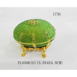 Easter faberge egg bejeweled jewelry trinket box birthday gifts for collectibles