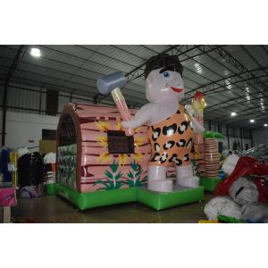 Big Cartoon Bouncy Castle Full Printing / Inflatable Indians Jump Bounce House Combo