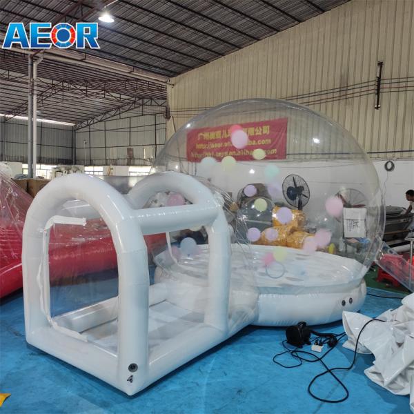 transparent inflatable bounce bubble house fun dome bubble house with balloon