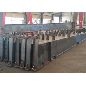 Roof Metal Support Beam , Castellated Building Steel Beams In H Shape