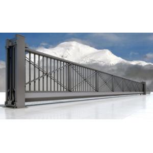 Aluminum Trackless Auto Electric Cantilever Sliding Gates For Villa Security