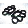 real Terminator black thick brass knuckles duster