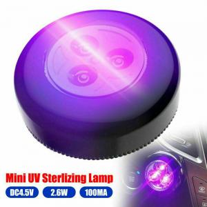 Hot sale mini motion sensor portable uv ultraviolet light for travel home office (black)