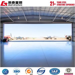 China Custom solution galvanized anti-corrosion portal steel frame aircraft hangar construction wholesale