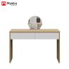 Customizable Mirror Drawer Desk and Chair Combination , Bedroom Dressing Table Load Capacity 1000N White by Myidea
