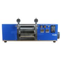 China Speed Adjustable Battery Calendering Machine 200mm Hot Rolling Press Calendar 720W on sale