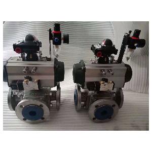 Atex Pneumatic Actuator Pneumatically Operated Ball Valve