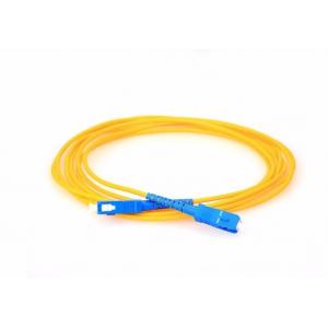 Military FTTH Indoor Fiber Optic Patch Cord Cable With SC UPC Male Connector