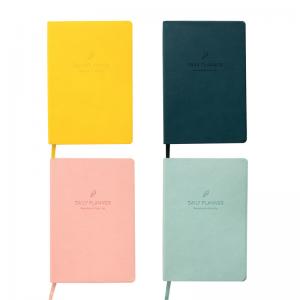 China Multi Color PU Leather Notebook , 100 G Cream Pages Fancy Journals Notebooks supplier