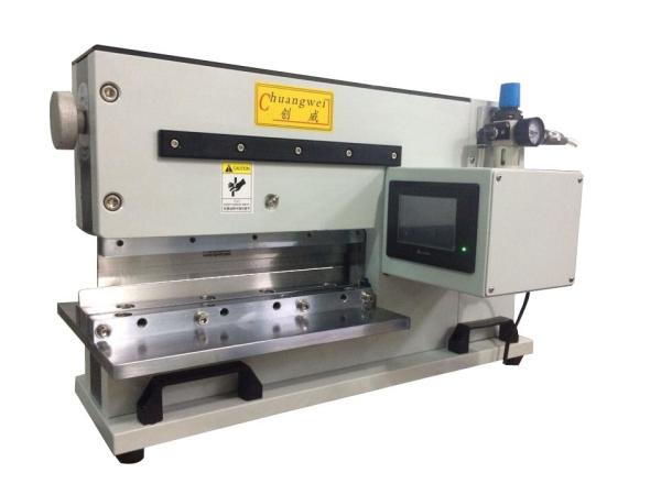 Professional Pneumatic PCB V Cut Machine With 330mm Shearing Capacity