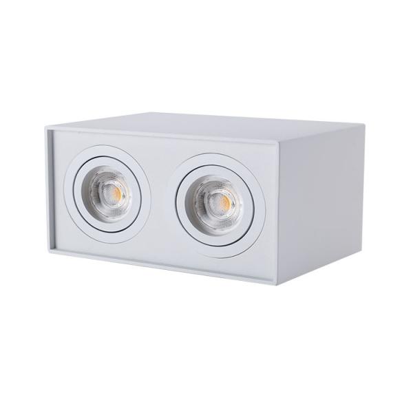2021 new led square downlight,360deg vertical tilable gu10 housing,relamping mr16 downlight for hotel and home use