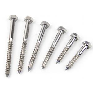 Hexagon Head Coach 316 Stainless Steel Lag Bolts Screw M10 In Construction Projects