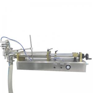 Filling head 1 head Pneumatic Semi Automatic Lube Oil Filling Machine for Cooking Oil