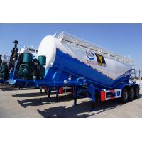 China 55CBM pneumatic dry bulk trailer to transport flour bulk cement tanker trailer - TITAN VEHICLE on sale