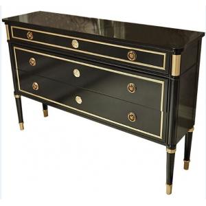 China metal frame wooden dresser/ chest,M/F combo ,console,dresser with dovetail drawers ,hospitality casegoods DR-84 supplier