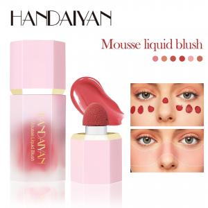 China 7g Makeup Liquid Blush 6 Colors Long Wearing Smudge Proof Soft Cream Blush For Cheeks supplier