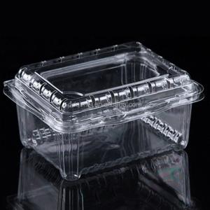China Food Grade Disposable Strawberry Plastic Container with UV Coating supplier