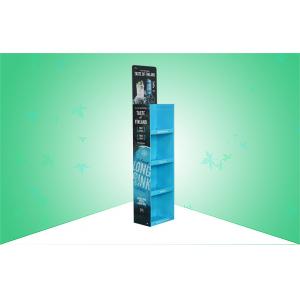 China 4 Shelf Heavy Duty Cardboard POS Display Stands Long Lasting With Supporting Bars supplier
