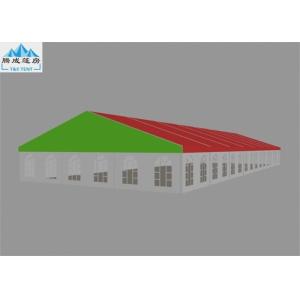 China 400 Person 15x40M Outside Event Tents / Colorful Large Wedding Tents With White PVC Wall wholesale