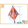Three legged Stand Tripod Folding Warning Sign white / red days bright for