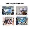 Qtenboard New Design 65 75 Digital 4k Ultra HD Mobile Smart Interactive Board 85 Inch Interactive White Board Smart