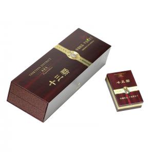 China Packaging Craft Paper Custom Cigarette Paper Box Magnet Close supplier
