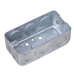 1/2" 3/4" Metal Conduit Box / Galvanized Steel Conduit Box 0.8-1.5mm Thickness