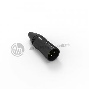 Stable XLR Connector Corrosion Resistant 3 Pin Cable Connectors Electrical