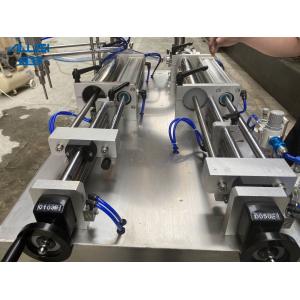 China 100-1000Ml Double Head Filling Machine Horizontal Semi automatic supplier