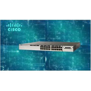 China Interruptor portuario de la capacidad 32Gbps 24 PoE, gigabit LAN Switch WS-C3850-24P-L del SNMP supplier