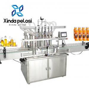 China Multi Head Electronically Controlled Bottle Liquid Filling Machine Multifunction supplier
