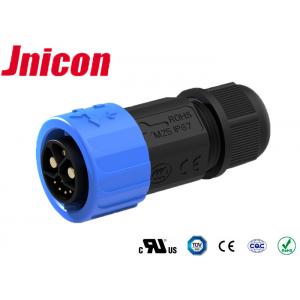 Impact Resistance Waterproof Male Female Connector M23 Push Lock 2/1 Pin Grouding Data