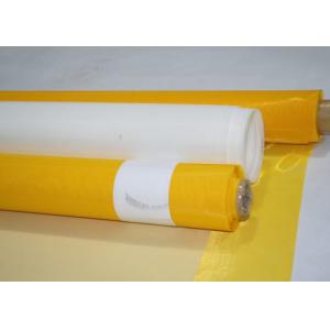 China Pano de parafusamento amarelo feito sob encomenda do poliéster 50 36 mícrons para a impressão do PWB supplier