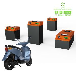 China CTS Electric Scooter Battery 72V 60Ah NMC Lithium Battery Pack With Smart BMS on sale