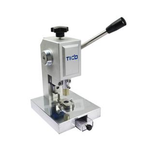 China Manual Coin Cell Disc Cutter Laboratory Desktop Disc Punching Machine supplier