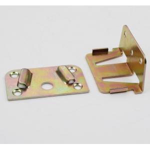 China Powder Coating Metal Bed Frame Parts Bed Hook Plate Bracket Fittings Bed Rail Brackets supplier