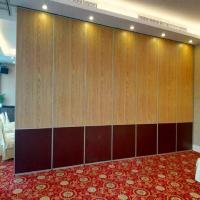 China Multi - Function Room Sound Proof Movable Walls Folding Partitions With Aluminum Tracks on sale