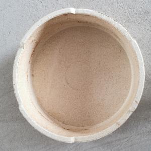 China Ceramic Kiln Furniture Refractory Cordierite Sagger Round High Temperature supplier