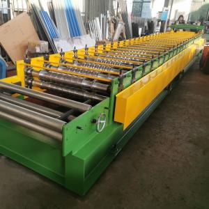 China GI 0.12mm-0.3mm Thickness Corrugated Roll Forming Machine 10-12 Meters/Min supplier