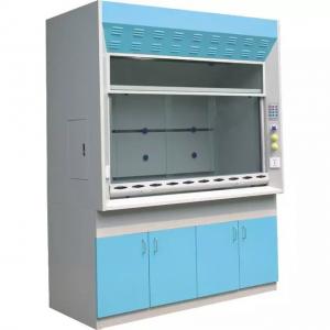 8Ft School Laboratory Furniture Lab Fume Hood With Sink Faucet Control Panel Vented